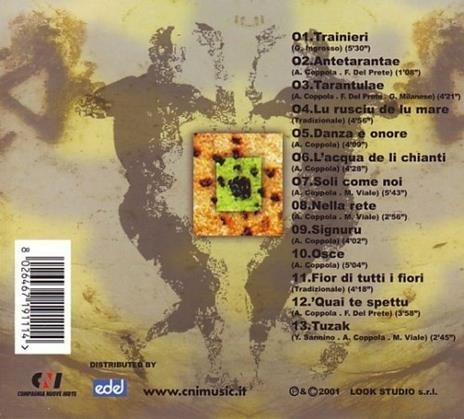 Tarantulae - CD Audio di Nidi d'Arac - 2