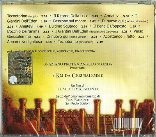 7 Km da Gerusalemme (Colonna Sonora) - CD Audio di Pivio e Aldo De Scalzi - 2