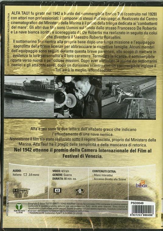 Alfa Tau! di Francesco De Robertis - DVD - 2