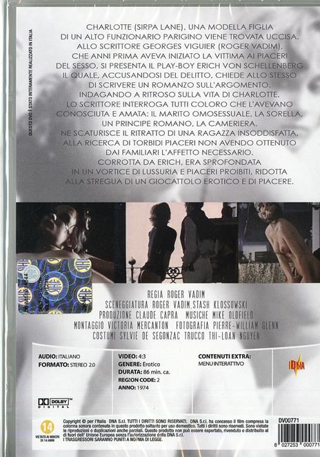 Una vita bruciata di Roger Vadim - DVD - 2