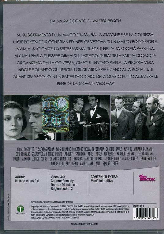 Sette uomini e una donna di Yves Mirande - DVD - 2