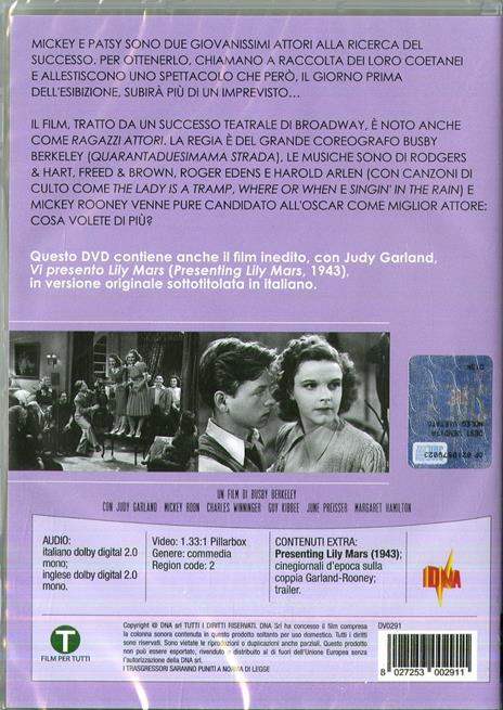 Babes in Arms. Piccoli attori (DVD) di Busby Berkeley - DVD - 2