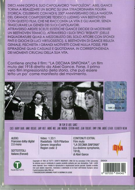 Un grande amore di Beethoven - La decima sinfonia (DVD) di Abel Gance - DVD - 2