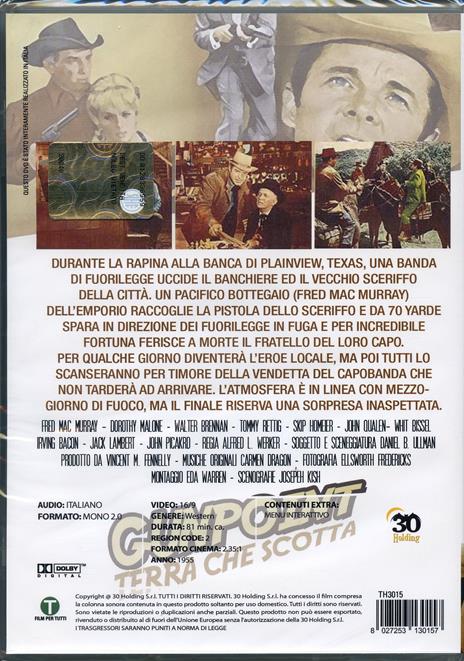 Gun Point. Terra che scotta di Earl Bellamy - DVD - 2