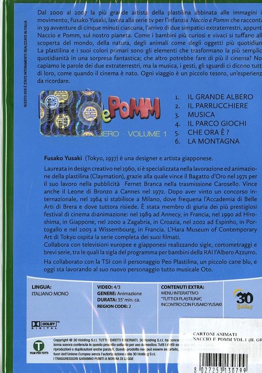 Naccio & Pomm. Vol. 1. Il grande albero di Fusako Yusaki - DVD - 2