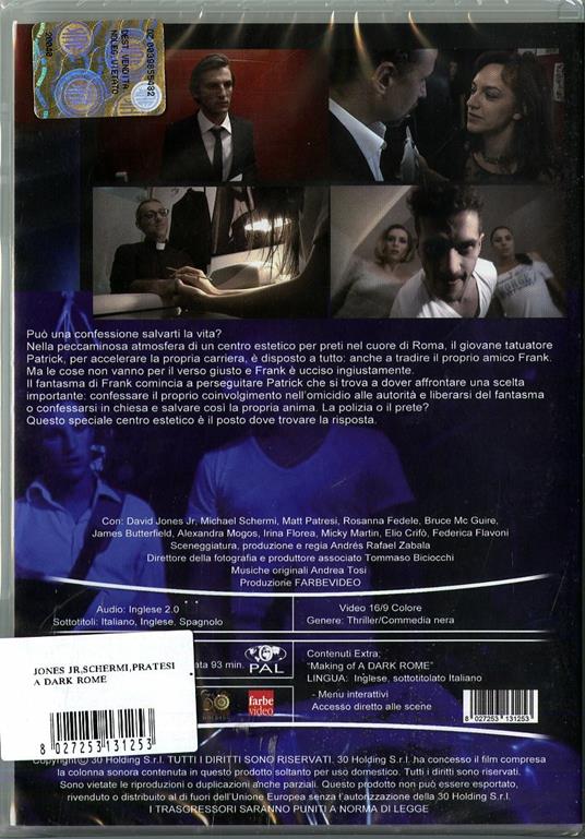 A Dark Rome di Andres Rafael Zabala - DVD - 2