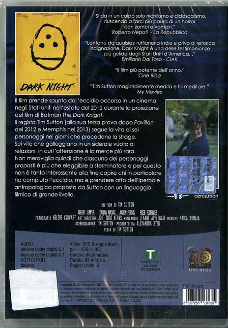 Dark Night di Tim Sutton - DVD - 2