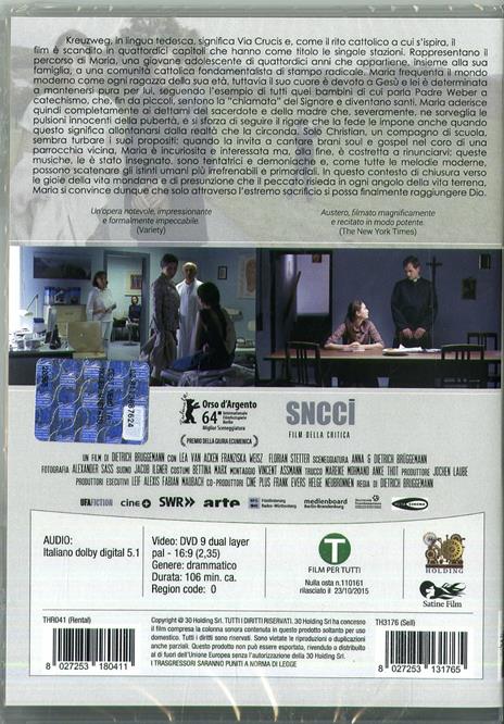 Kreuzweg. Le stazioni della fede (DVD) di Dietrich Bruggemann - DVD - 3