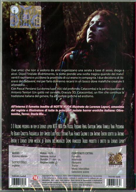 Notte Nuda (Dvd+Fumetto) di Lorenzo Lepori - DVD - 2
