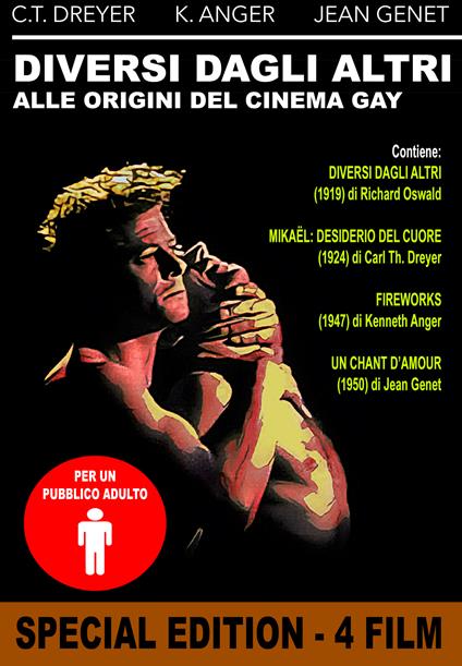 Diversi dagli altri: Alle origini del Cinema Gay (DVD) di Carl Theodor Dreyer,Jean Genet,Kenneth Anger,Richard Oswald - DVD