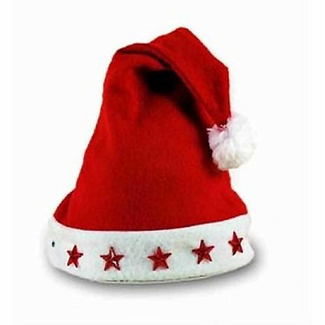 Cappello Natalizio con Luci Led Natale Luminoso Travestimento Accessorio - 2