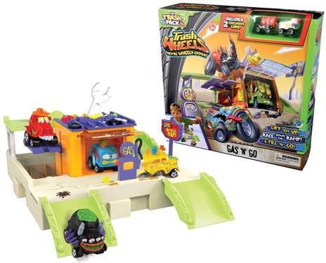 Trash Pack Wheels Playset