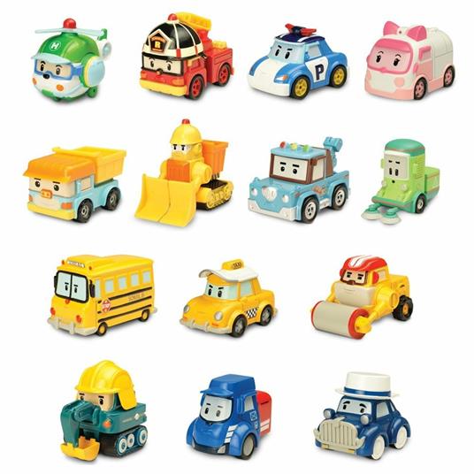 Robocar Poli Veicolo Diecast Assortito 4Pers 13,7X5X15,3 8315 Rocco Giocattoli - 6