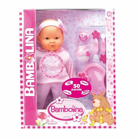 Bambolina Rose Baby Girl 38Cm.50 Parole - 2