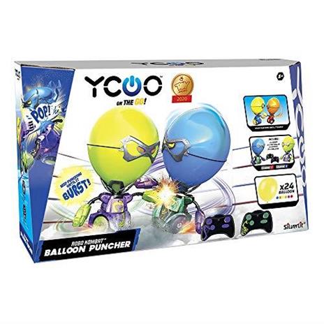 Rocco Giocattoli- Robo Kombat Ballon Puncher Colori Assortiti, 88038 - 2