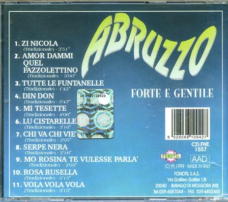 Abruzzo Folk. Vola vola vola - CD Audio - 2
