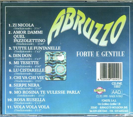 Abruzzo Folk. Vola vola vola - CD Audio - 2