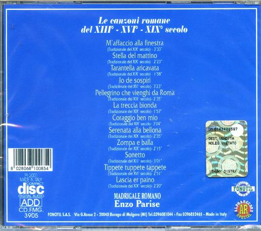 Roma Souvenir - CD Audio - 2