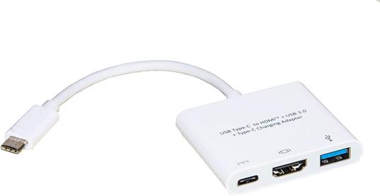 Link LKADAT119 ADATTATORE MULTIPORTA 3 IN 1 USB-C - HDMI + USB 3.0 + PORTA USB-C
