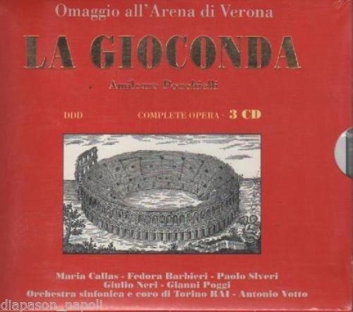 Ponchielli: La Gioconda Maria Callas, Gianni Poggi, Paolo Silveri, Fedora Barbie - CD Audio