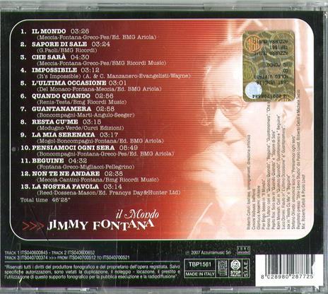 Il mondo - CD Audio di Jimmy Fontana - 2