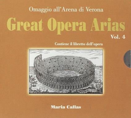 Maria Callas - Great Opera Arias - Vol. 4   Libretto - CD Audio