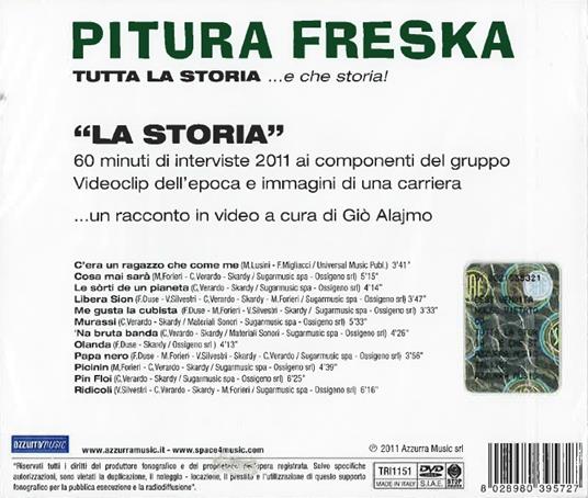 Tutta la storia… e che storia! (DVD) - DVD di Pitura Freska - 2
