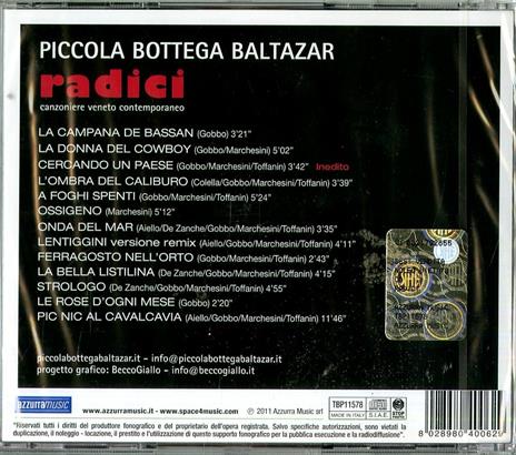 G.I.V. Radici - CD Audio di Piccola Bottega Baltazar - 2