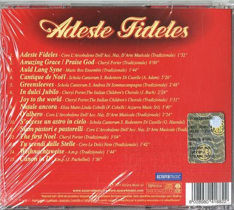 Adeste Fidelis - CD Audio - 2