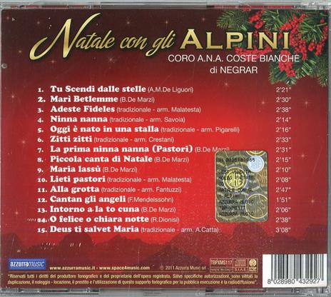 Natale degli Alpini - CD Audio di Coro Coste Bianche - 2