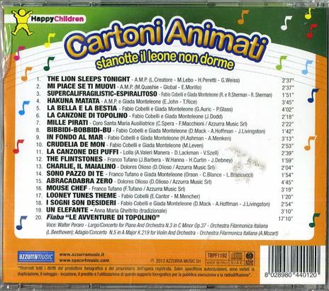 Cartoni animati - CD Audio - 2