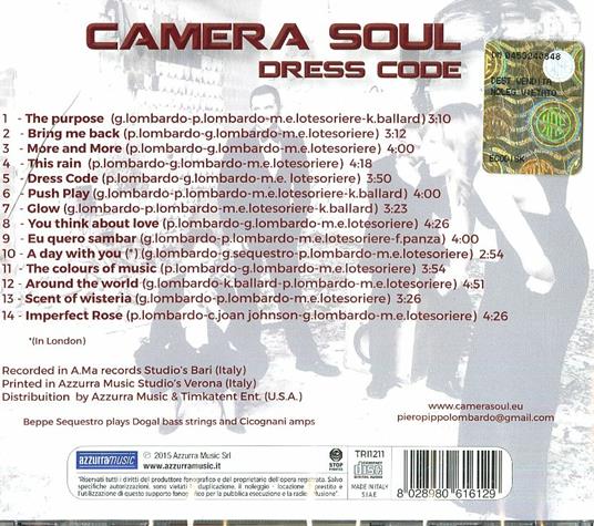 Dress Code - CD Audio di Camera Soul - 2