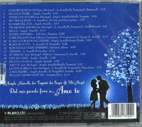 Da Piccolo Fiore a… Amo te - CD Audio di Angelo Avarello - 2