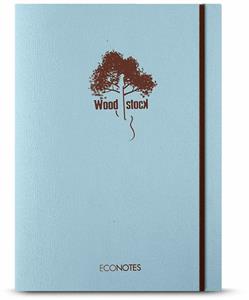 Cartoleria Quaderno spiralato Intempo Woodstock con elastico Carta Avorio a Righe Multicolor InTempo