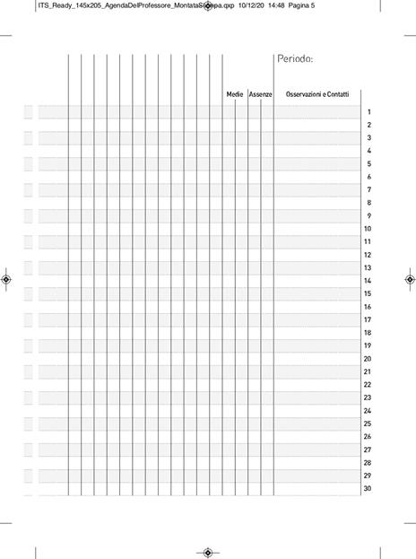 Diario del docente InTempo 2023-24, 16 mesi, Vistaplan giornaliero Verde - 15 x 21 cm - 8