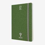 Diario InTempo 2023-24, 16 mesi, settimanale, Ready Everyday con elastico, Verde Lime - 15 x 21 cm