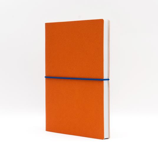 Agenda 17 Mesi, giornaliera, Ciak 2025-2026, Denim Intempo, Arancione - 15 x 21 cm