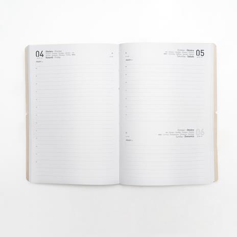 Agenda 17 Mesi, giornaliera, Ciak 2025-2026, Denim Intempo, Arancione - 15 x 21 cm - 2