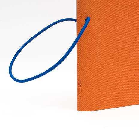 Agenda 17 Mesi, giornaliera, Ciak 2025-2026, Denim Intempo, Arancione - 15 x 21 cm - 3