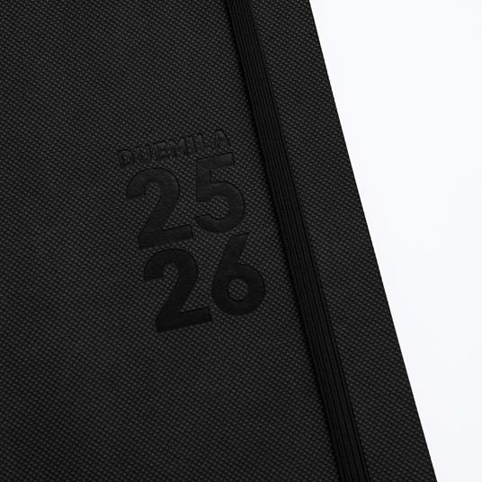 Agenda 16 Mesi, giornaliera, Monobloc 2025-2026, Intempo, Nero - 12 x 17 cm - 3