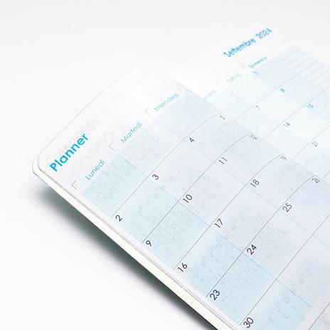 Agenda 16 Mesi, giornaliera, Monobloc 2025-2026, Intempo, Nero - 15 x 21 cm - 5