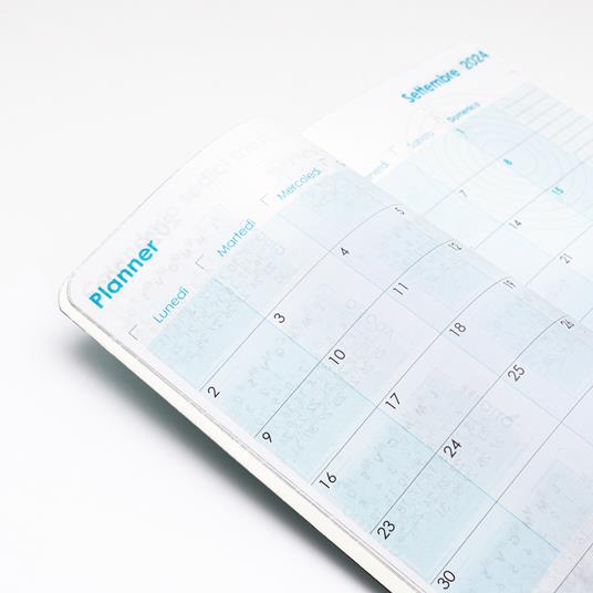 Agenda 16 Mesi, giornaliera, Monobloc 2025-2026, Intempo, Nero - 15 x 21 cm - 5