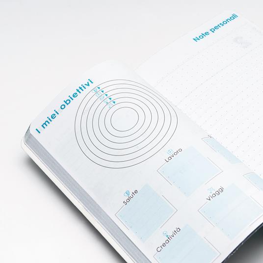 Agenda 16 Mesi, giornaliera, Monobloc 2025-2026, Intempo, Nero - 15 x 21 cm - 6