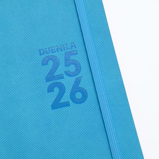 Agenda 16 Mesi, settimanale, Monobloc 2025-2026, Intempo, Azzurro - 15 x 21 cm - 3
