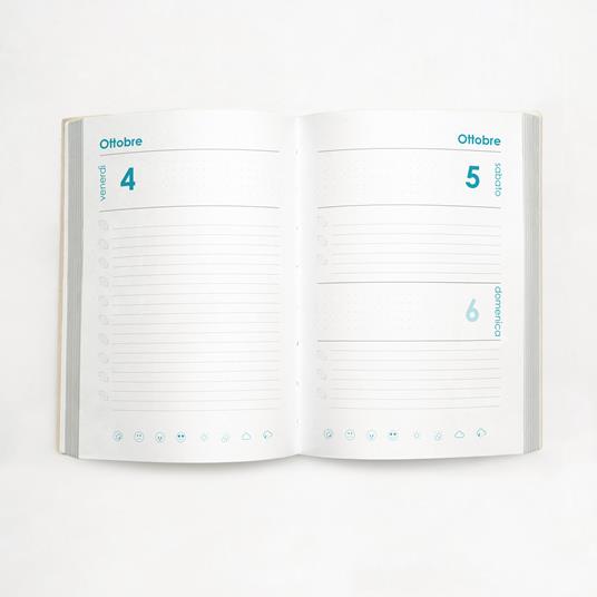 Agenda 16 Mesi, giornaliera, Write 2025-2026, Intempo, Arancio - 15 x 21 cm - 2