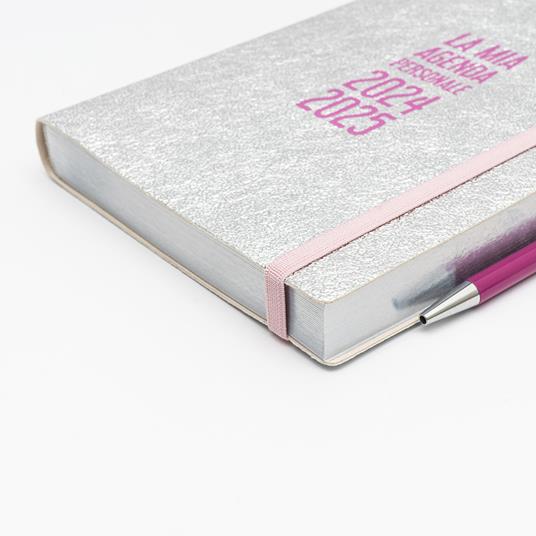 Agenda 16 mesi Bistrot 2024-25 InTempo, giornaliera, Argento - 15 x 21 cm - 3