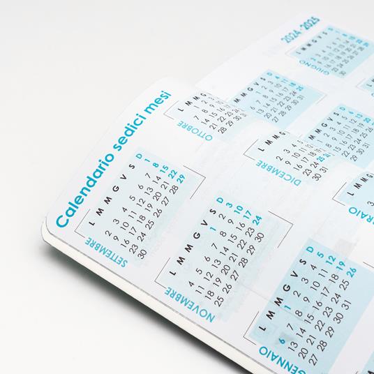Agenda 16 mesi Bistrot 2024-25 InTempo, giornaliera, Argento - 15 x 21 cm - 4