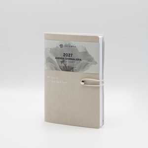 Agenda Intempo 2027 12 mesi giornaliera 10x15 Con Elastico Love Everyday Bianco