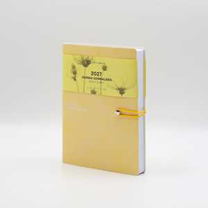 Agenda Intempo 2027 12 mesi giornaliera 12x17 Con Elastico Love Everyday Argento