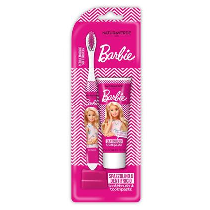 Naturaverde Kids Set Orale Barbie Dentifricio+Spazzolino